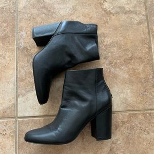 Steve Madden real leather booties